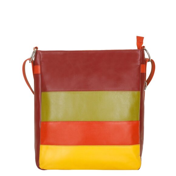 Genuine Leather Multicolour Backpack, Daypack for Women- Travel, Work, Gifting - Picture 1 of 10